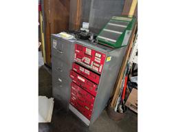 2 Cabinets, Various Hardware, Tooling,