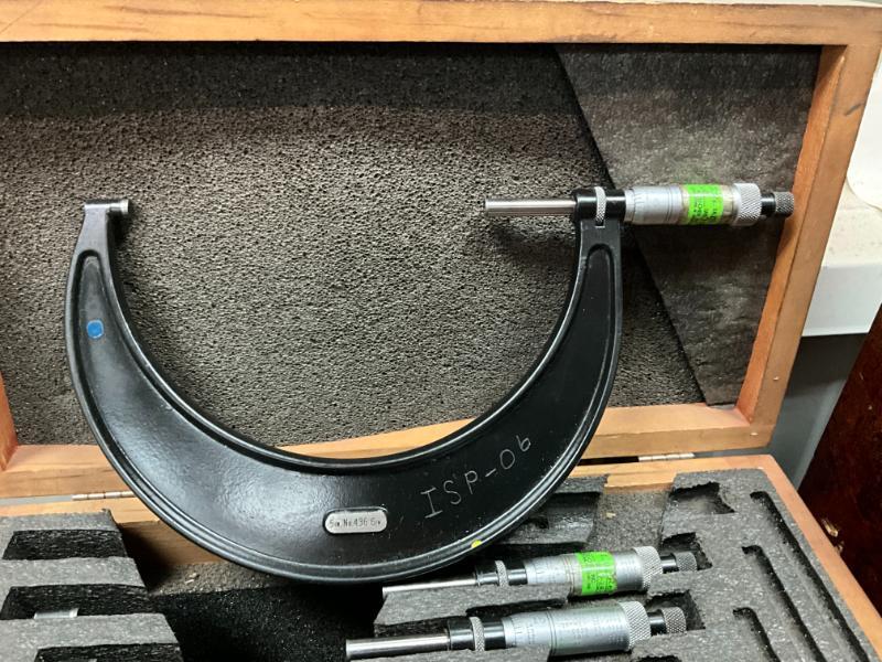 Starrett Micrometer Set 0"- 6"