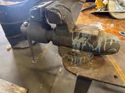 94"x42" Steel Work Bench W/ Wilton Vise