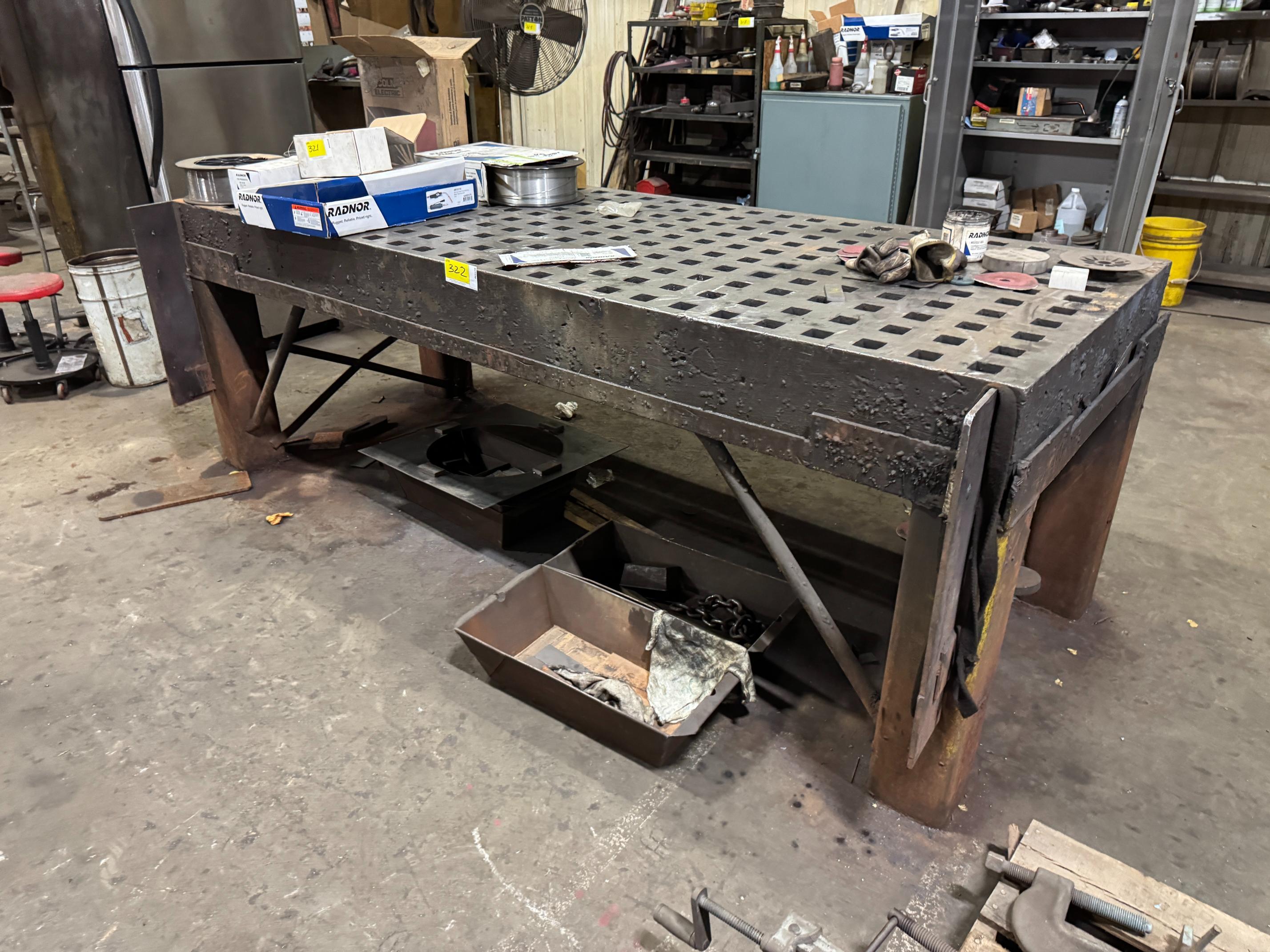8'X38" Heavy Duty Welding Table