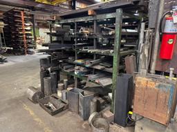85"X75" Shelving Unit W/ Drops & Cut Outs