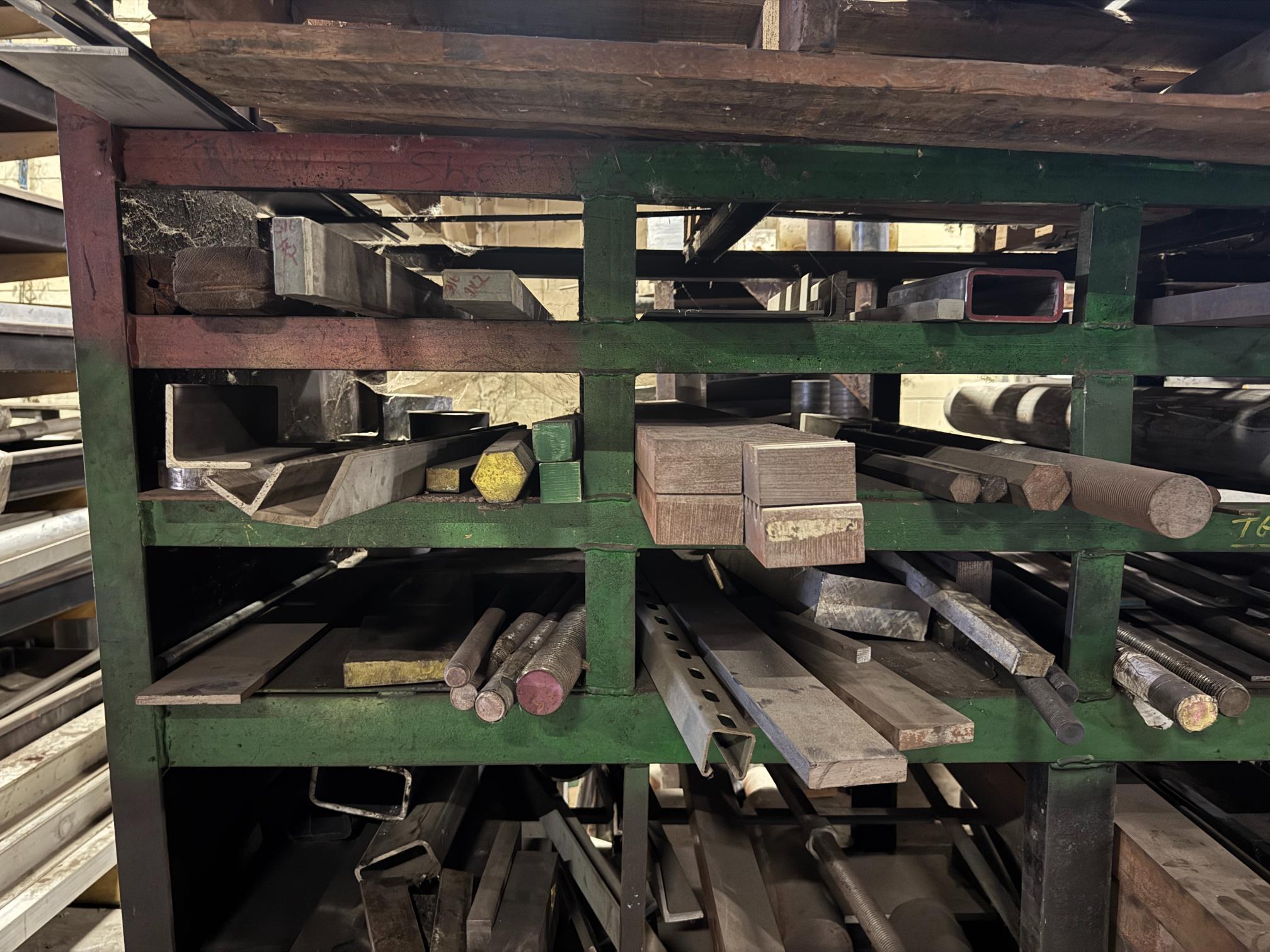 85"X75" Shelving Unit W/ Drops & Cut Outs