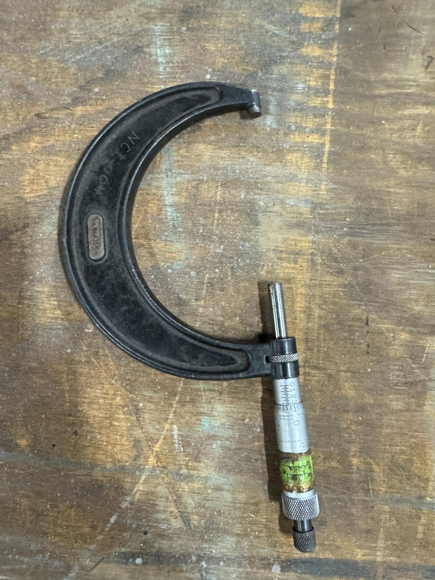 (3) Various Size Micrometers