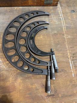 (3) Various Size Micrometers