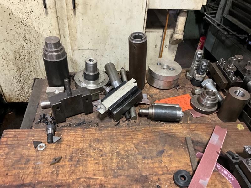 38" Shelf & Lathe/Tooling Parts