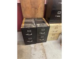 Contents of Room-(11) File Cabinets, 8' Conference Table, Shelf, Wood Drawers,