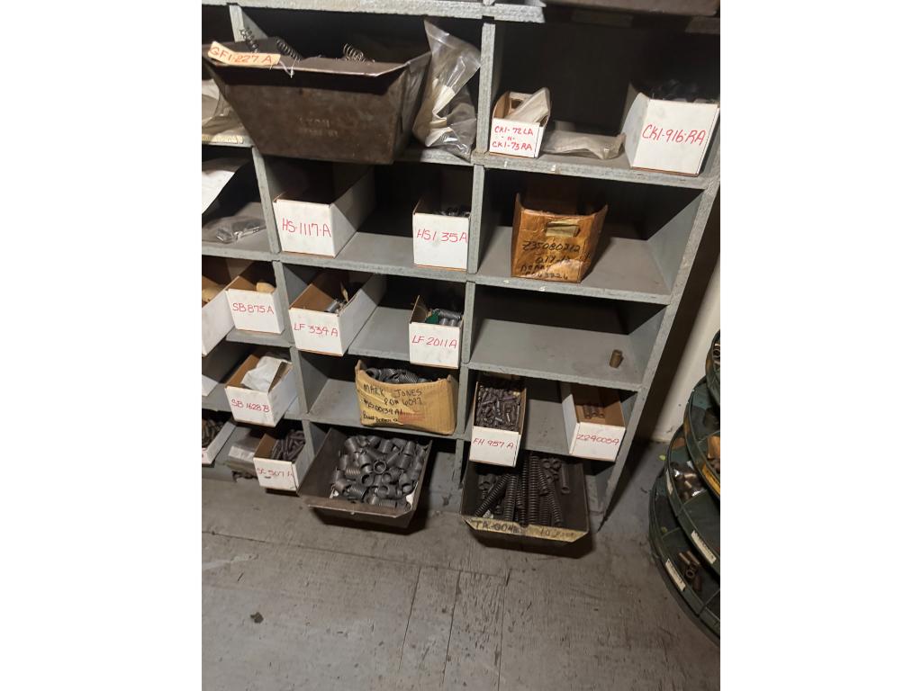 (2) Wood Shelves W/ Spring Inventory