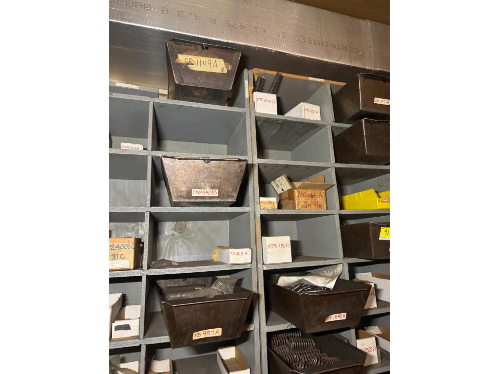 (2) Wood Shelves W/ Spring Inventory