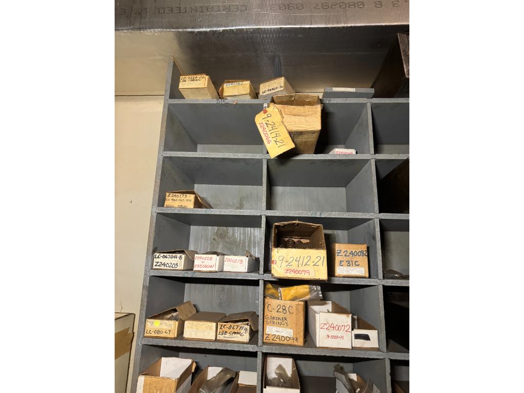 (2) Wood Shelves W/ Spring Inventory