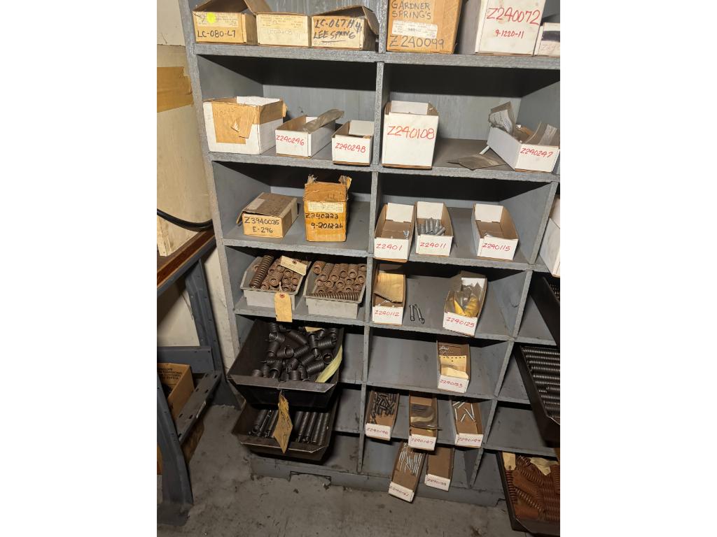(2) Wood Shelves W/ Spring Inventory