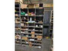 Shelf w/ Hardware, Shims, Sanding Discs,