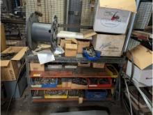 Shelf w/ Drill Bits, End Mills, Tooling,