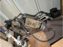 Bux Magnetic Drill, Stihl String Trimmer, Various Oils, Yard Tools