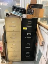 (3) Letter File Cabinets