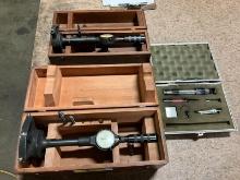 2 Dial Bore Gauges, Hardness Tester