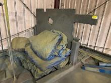 90" Heavy Material Rack W/ Tarps