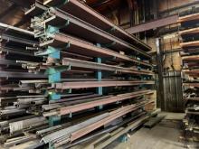 207" Material Rack W/ Channelling, Hollow Tube, Solid Tube