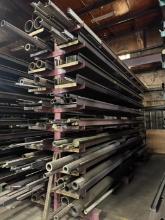 207" Material Rack W/ Channelling, Hollow Tube, Solid Tube