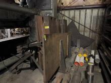 Heavy Duty Material Rack W/ (9) Steel Slabs