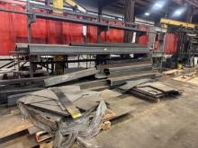 192" Heavy Duty Material Rack W/ Various Material