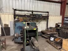 Cabinet W/ Welding Accessories, Miller Welder, Lathe