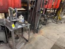 Belt Stander W/ Stand, Threadall & Bar Clamp