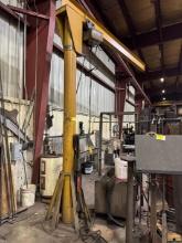 11' 1/2-Ton Jib Crane W/ Yale Hoist