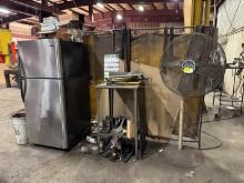 30" Patton Shop Fan, Steel Work Station, Welding Wire,