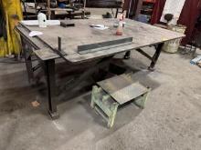 90"X56" Heavy Duty Steel Welding Table