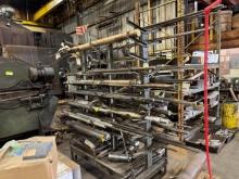 5' Material Rack W/ Bar Stock