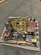 Lifting Magnet, C-Clamps, Extension Cord, Chains, Lifting Gear