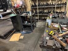 (4) Work Benches W/ contents-Wilton Vise, Tooling, Collets,