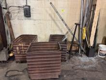 (3) Scrap Bins & Misc. Material