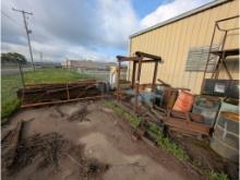 Steel Beams, Pallet Rack, Man Lift, Barrels & More