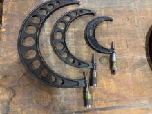 (3) Various Size Micrometers