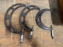(3) Various Size Micrometers