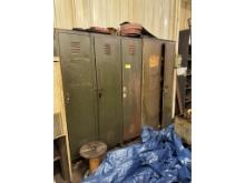 Lockers, Cabinet, Cubby Shelf & Contents
