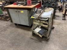 4' Rolling Work Bench, Shop Cart, Hardware Organizer, Machine Screws & More