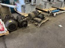 4 Large Motors & Conva-Loft Hoist