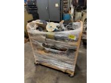 Rolling Cart W/ Various Wire Spools