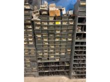 Hard Ware Storage W/ Various Dowels, Machine Screws & More
