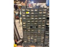 Hard Ware Storage W/ Machine Screws, Washers, Nuts & More