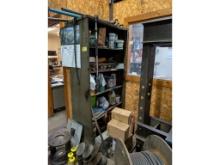 3' Metal Cabinet W/ Contents-Grout, Adhesive, Epoxy Finish, Boots & More
