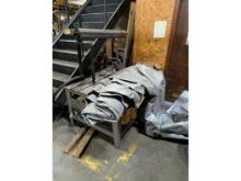 5' Steel Work Table W/ Film Roller, Tarp & Hardware