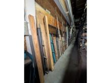 6 material Upright Racks w/ Material