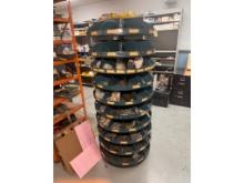 Rotary Hardware Bin W/ Hardware