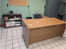 L Shap Desk & Chair