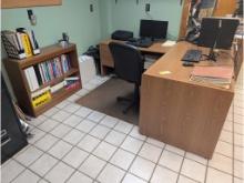 L Shap Desk & Chair