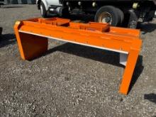 84" Wolverine Skid Steer Snow Pusher