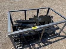 Agt Heavy Duty Skid Steer Auger Bit & Drive Set